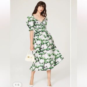 Ophelia Dress in Night Bloom